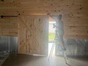 Custom Barn Door Aand Hung (2)